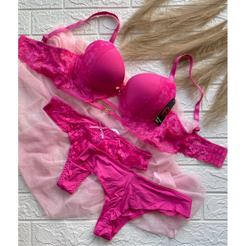 Moda Ntima Conjunto De Lingerie Calcinha E Suti Shopee Brasil
