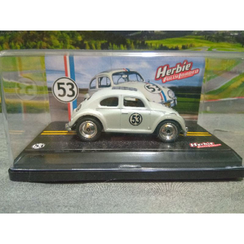 Hot Wheels Volkswagem Beetle Herbie Custom Pneus De Borracha Shopee