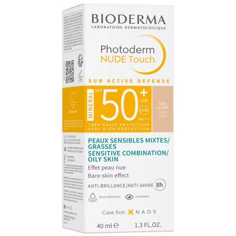 Bioderma Photoderm Nude Touch FPS50 Protetor Solar Facial Cor