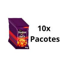 Kit 10 Doritos Dinamita Flamin Hot 60 Gr Elma Chips Pimenta Shopee Brasil