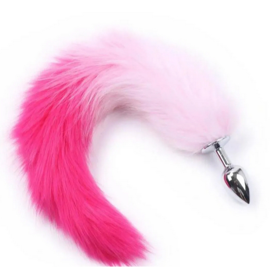 Plug Anal Rabo Rosa Cauda De Raposa Cm Plug X Cm Shopee Brasil