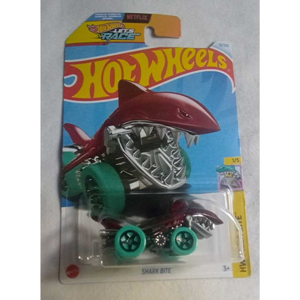 Hot Wheels Shark Bite HW Mega Bite 1 5 Marrom Shopee Brasil