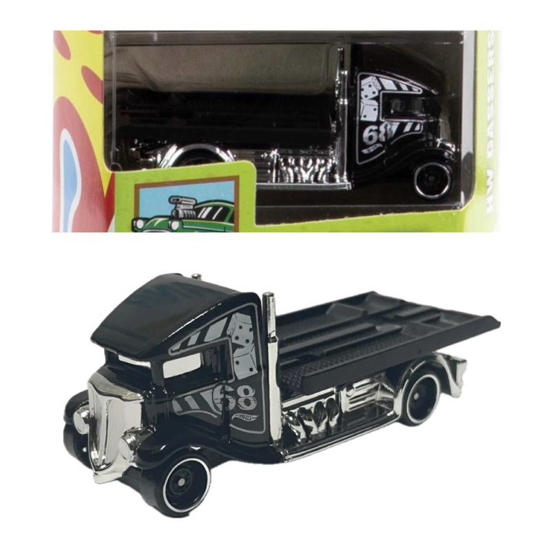Hot Wheels Loose Guincho Fast Bed Hauler Preto Exclusivo Pack Gassers
