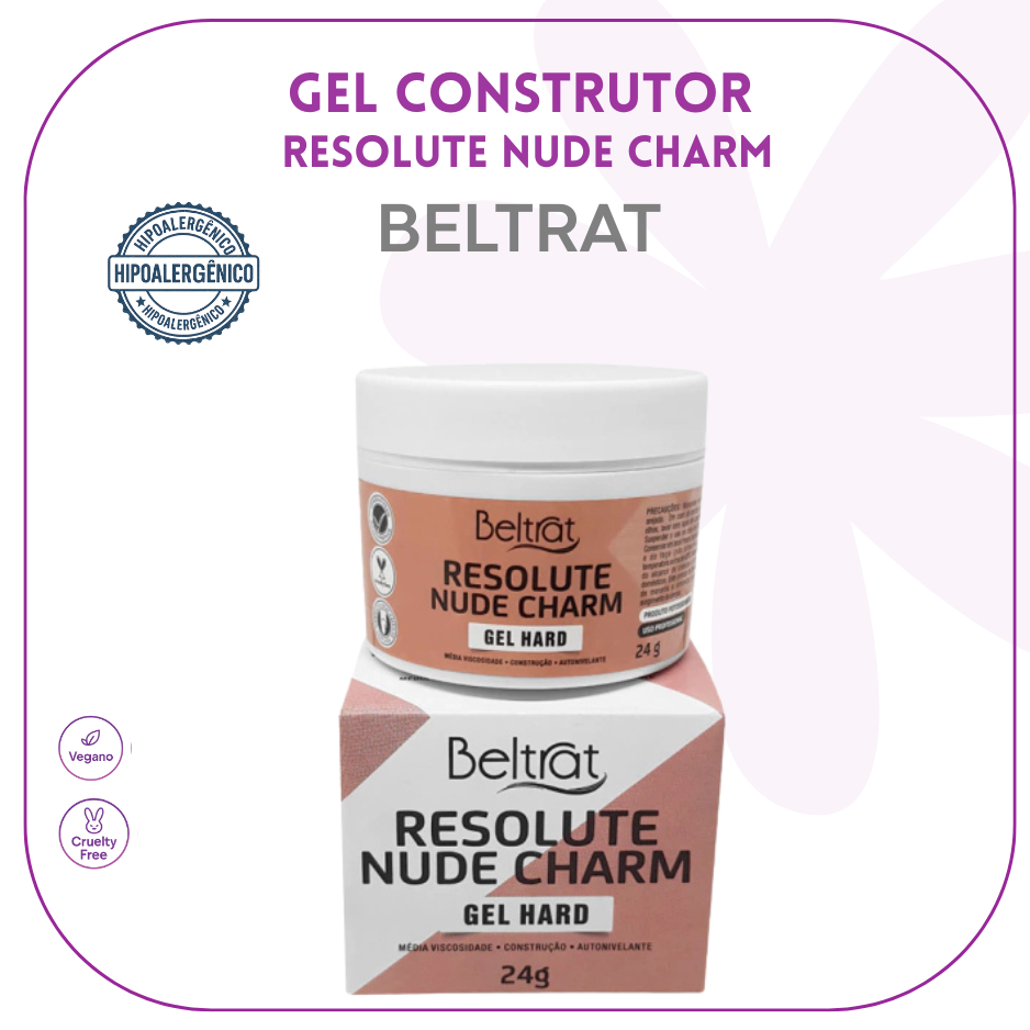 BELTRAT UNHAS GEL CONSTRUTOR RESOLUTE NUDE CHARM G ALONGAMENTO