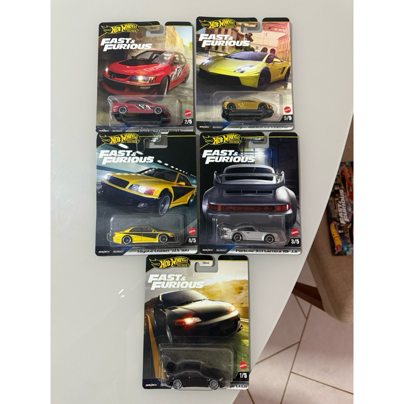Hot Wheels Premium Set Velozes E Furiosos 2025 Lancer Evo Civic Coupe
