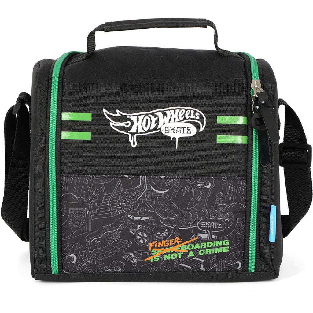 Lancheira Térmica Hot Wheels Mão Ombro Verde Luxcel Shopee Brasil