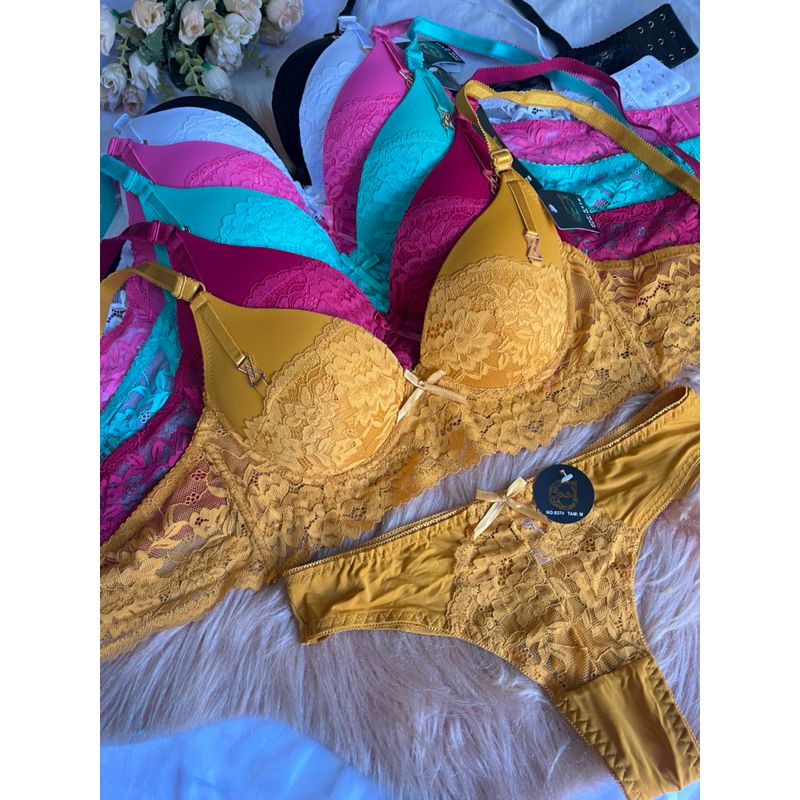 kit 6 conjuntos de lingerie importado luxo reforçado calcinha tanga