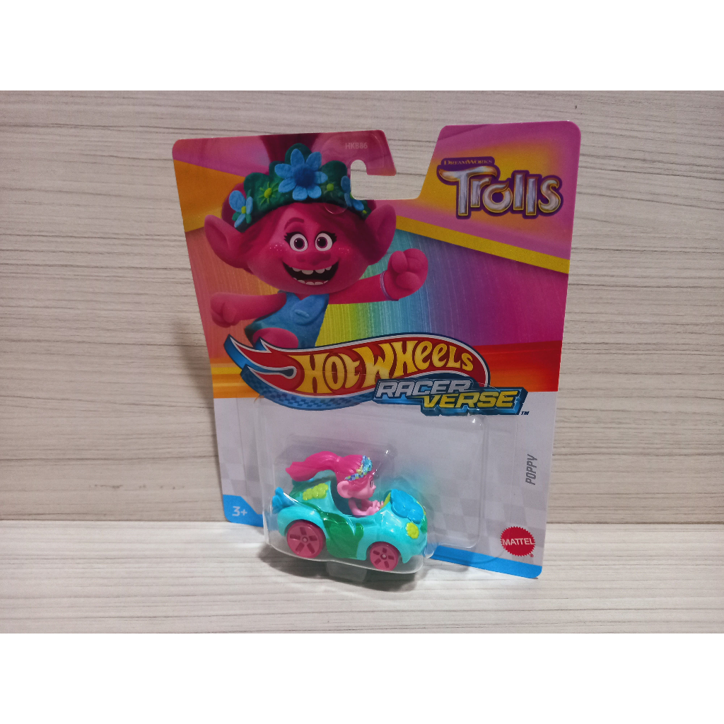 Hot Wheels Race Verse Trolls Poppy Mattel Original Shopee Brasil
