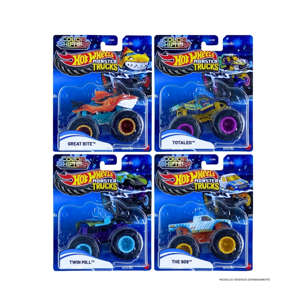 Hot Wheels Monster Trucks Color Shifters Muda De Cor Escolha