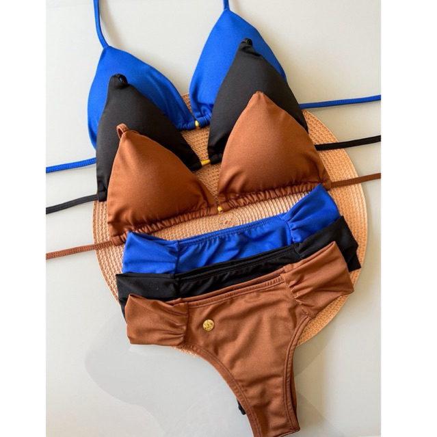 Bikini Feminina Calcinha Borboleta Biquíni Adulto Bojo Removível