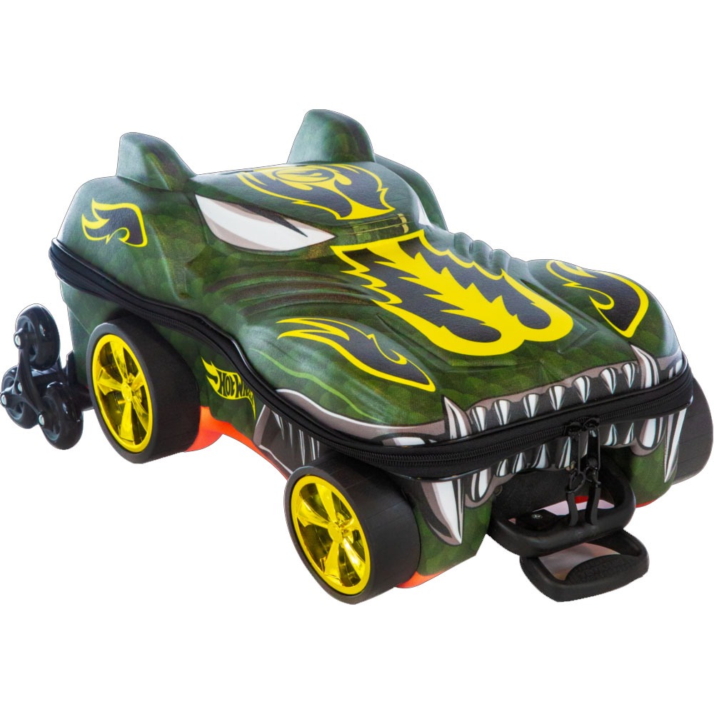 MALA INFANTIL MOCHILA HOT WHEELS HOWLIN HEAT RODINHAS MAXTOY