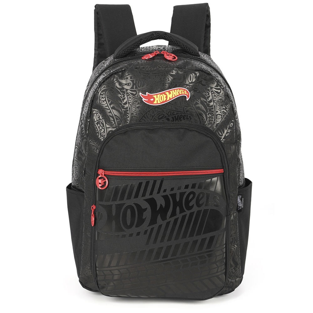 Mochila De Costas Escolar Grande Licenciado Hot Wheels Shopee Brasil