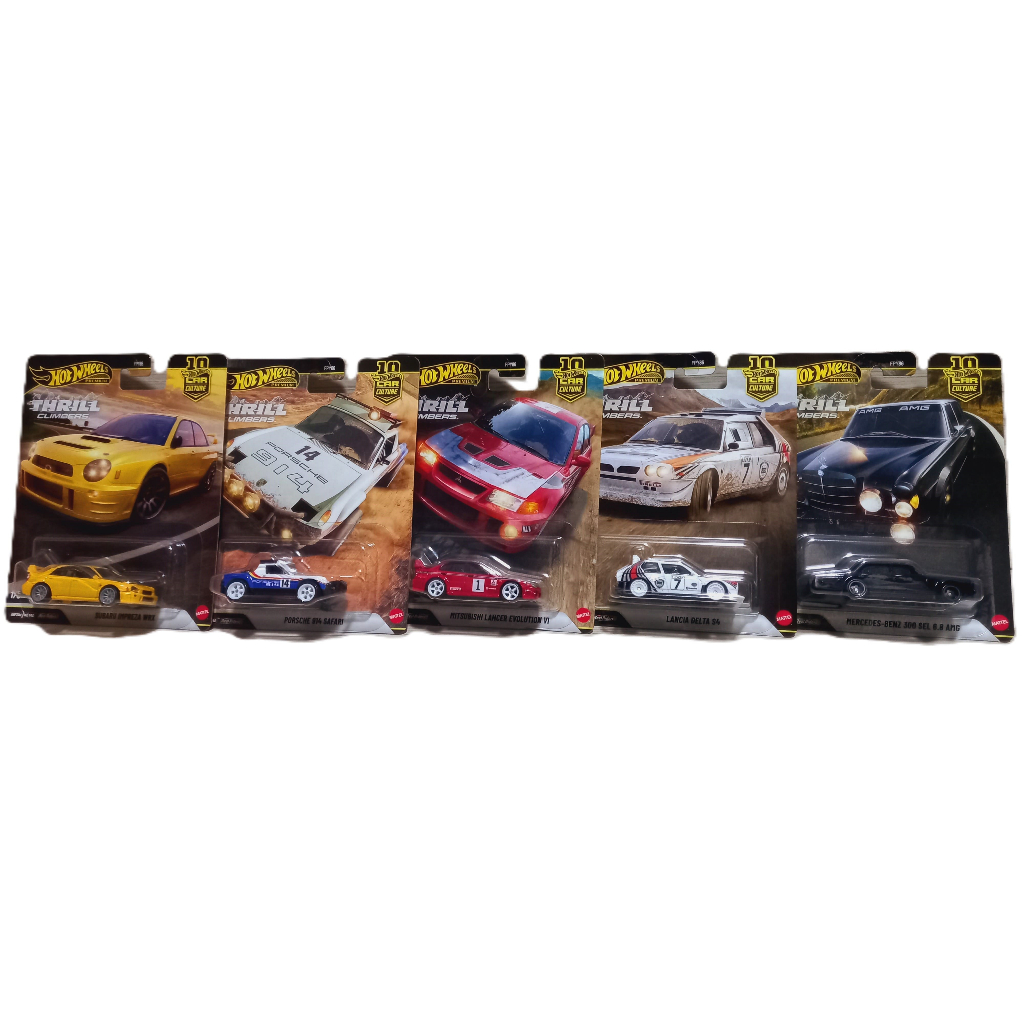 Hot Wheels Car Culture Thrill Climbers Premium Set Completo Mattel