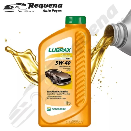 Oleo Lubrificante De Motor Lubrax Valora Flex 5W40 Sintetico API SN 1