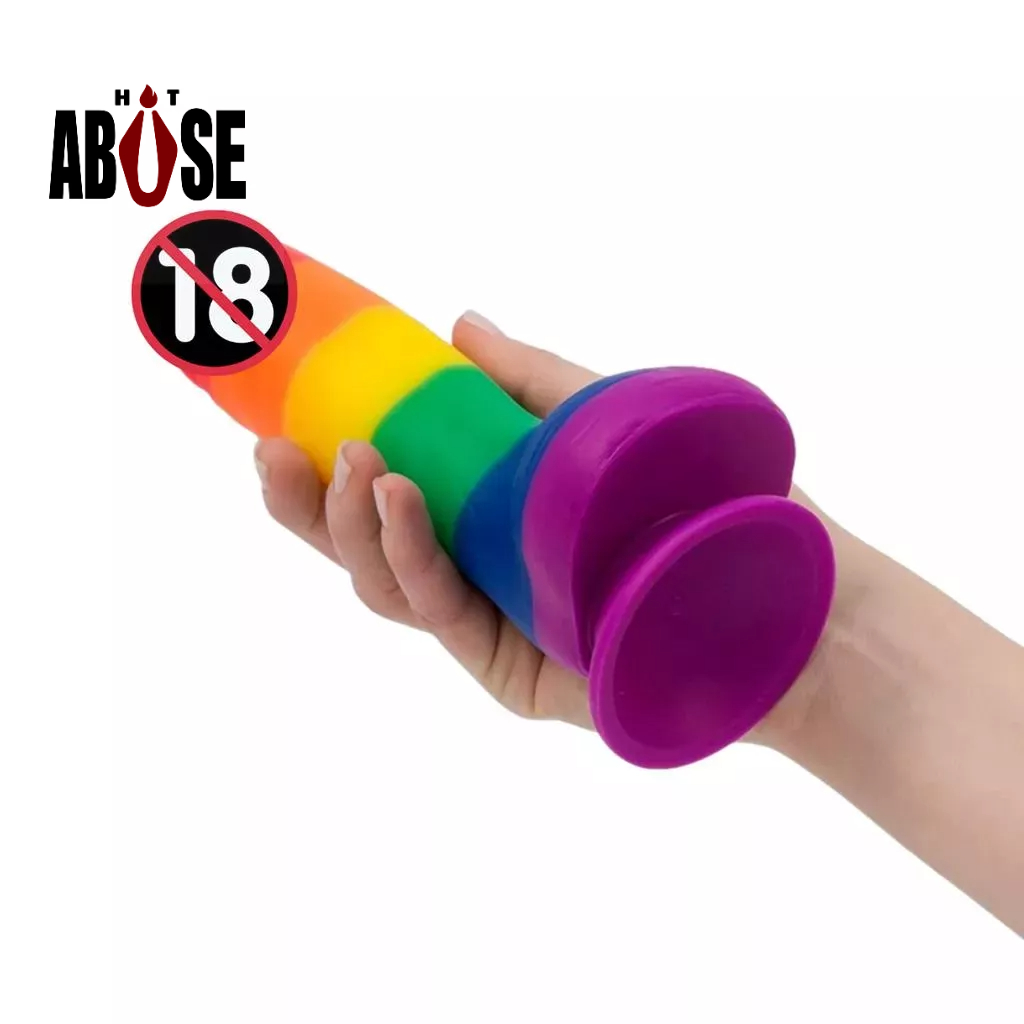 Consolo Peniano Dildo Ventosa Penis De Borracha Pinto Colorido Sex Shop