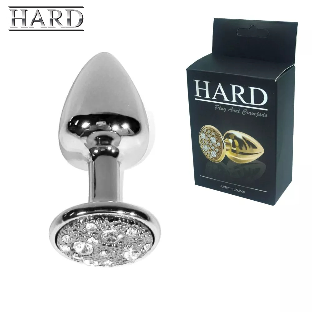 Plug Anal Metal Cravejado Cromado Pequeno X Cm Hard Shopee