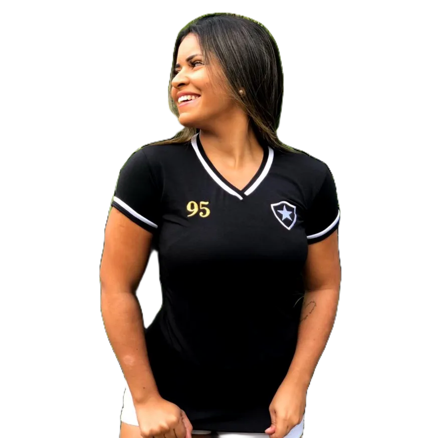 Blusa De Time Botafogo Camisa Estrela Solit Ria Feminina Torcedor