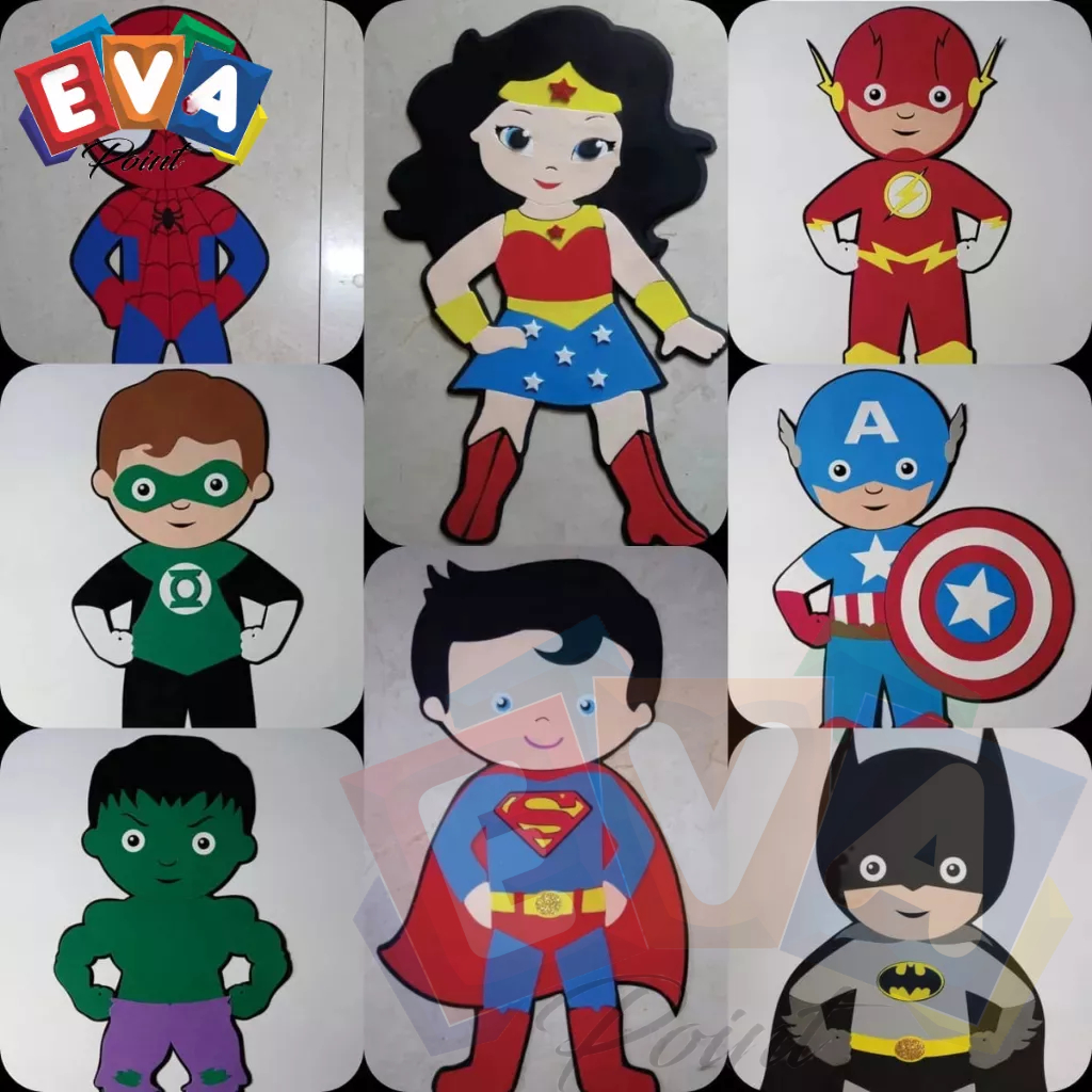 Painel Em Eva Herois Shopee Brasil