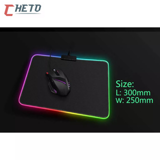 Mouse Pad Gamer Speed Extra 25x30 Borda Led RGB 7 Cores Shopee Brasil