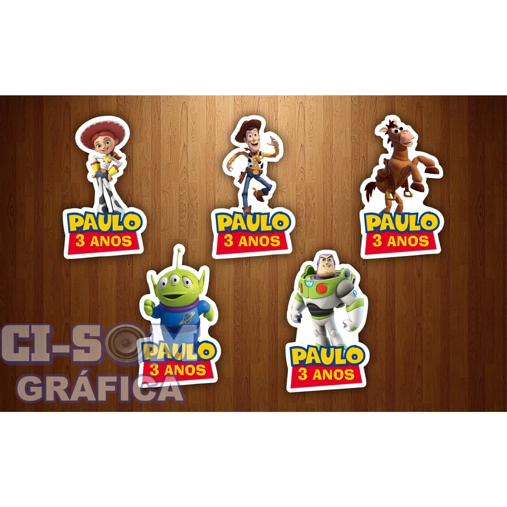 Apliques D Personalizados Toy Story Shopee Brasil