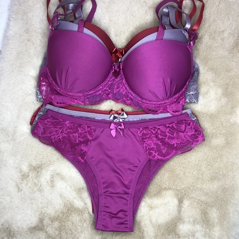 Conjunto Lingerie Calcinha E Suti De Renda Bojo Shopee Brasil