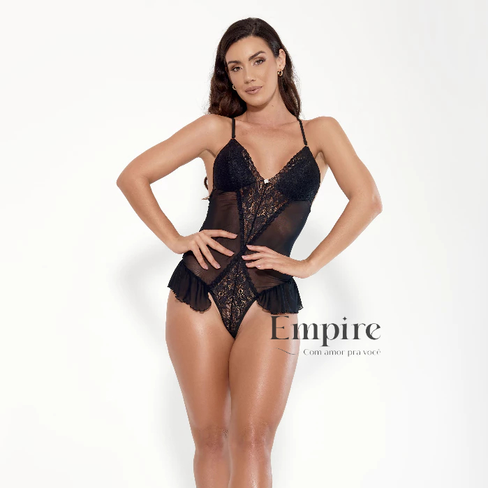 Body Feminino De Renda Nicole Bory Sem Bojo Rendado Lingerie Feminina Shopee Brasil