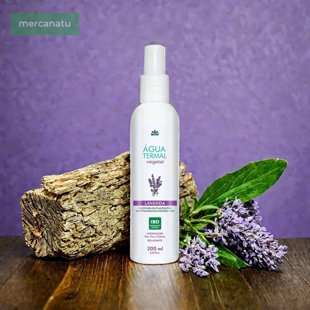 Água Termal Lavanda WNF Vegetal 200ml Shopee Brasil