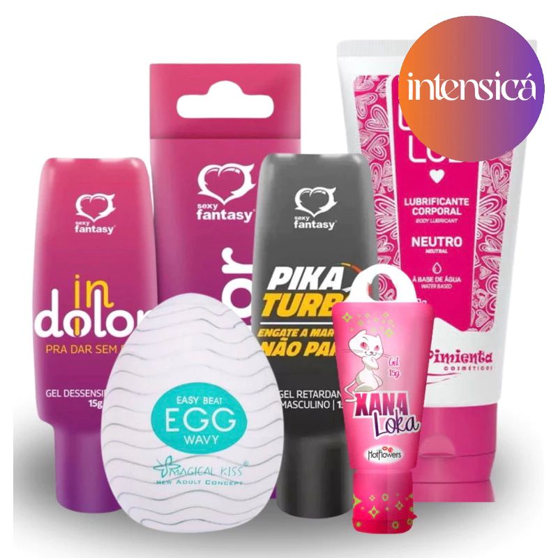 Kit Sensual Completo Cinco 05 Produtos Sex Shop Shopee Brasil