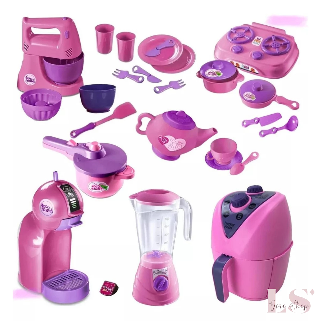 Brinquedos De Cozinha Infantil Monte Seu Kit Play Toys Shopee Brasil