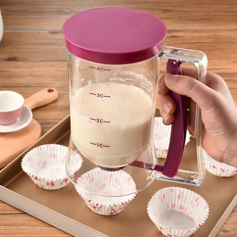 Dispenser Dosador De Massas Para Cupcake Panquecas Bolo 900ml Shopee