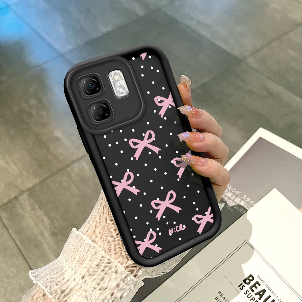 Capa Para Infinix Smart Hot I Capinha Macio Normal Preto Silicone