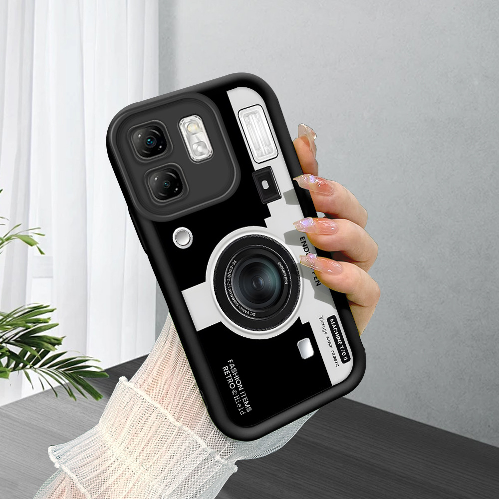 Capa Para Infinix Smart Hot I Capinha Macio Normal Preto Silicone