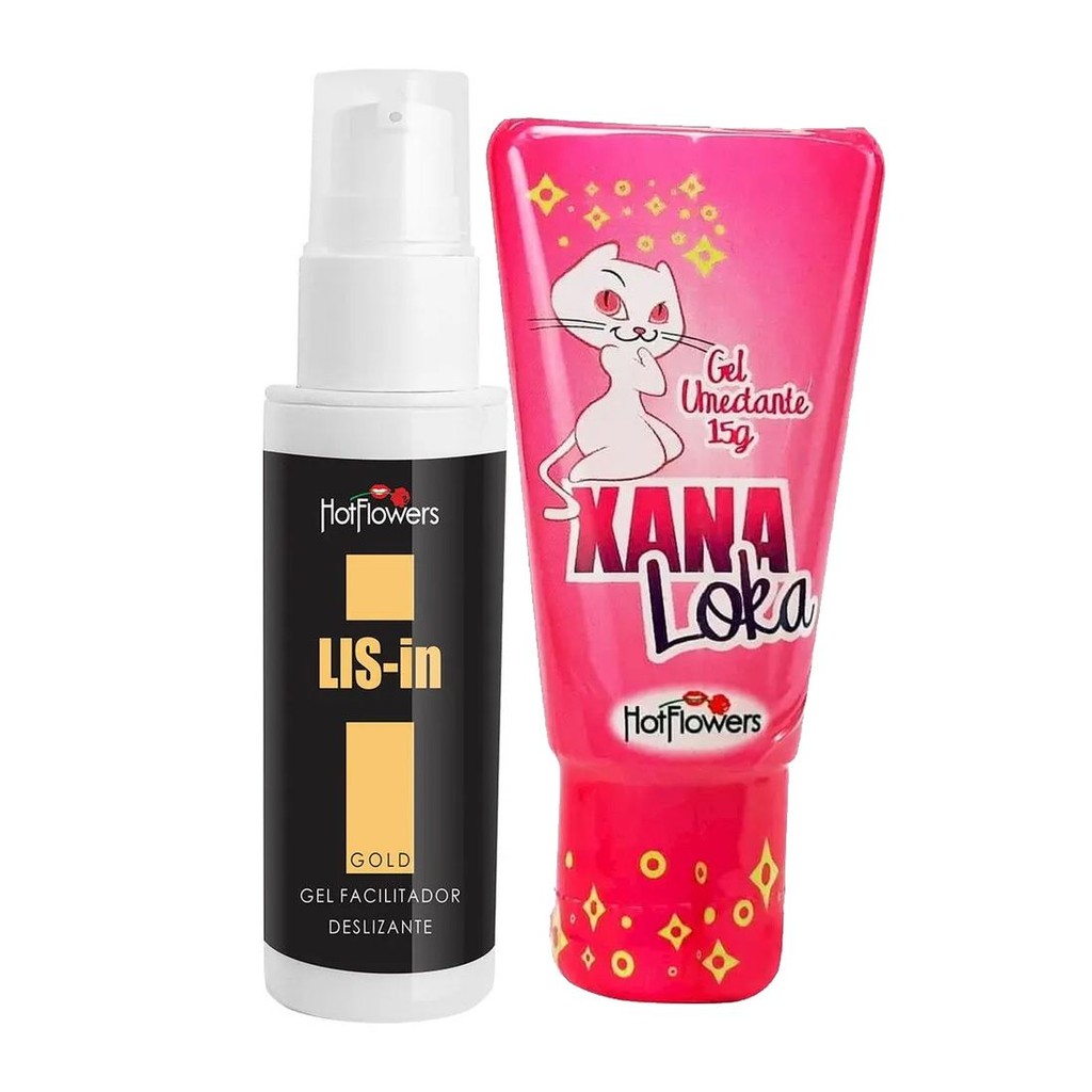 Gel Lubrificante Feminino Xana Loka G Lubrificante Anal LIS In Hot