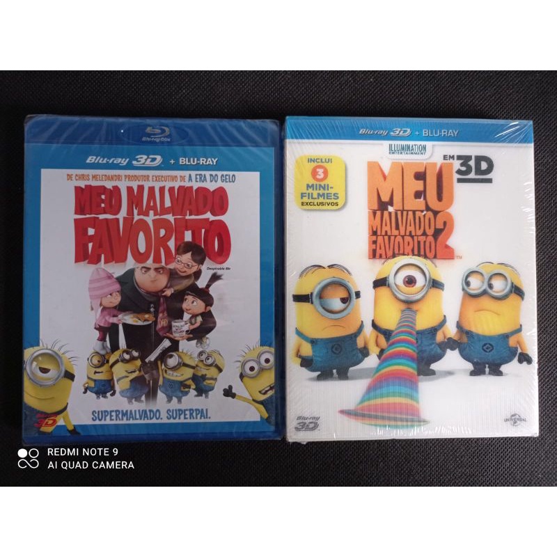 Meu Malvado Favorito Blu Ray Lacrado Filmes E Shopee Brasil