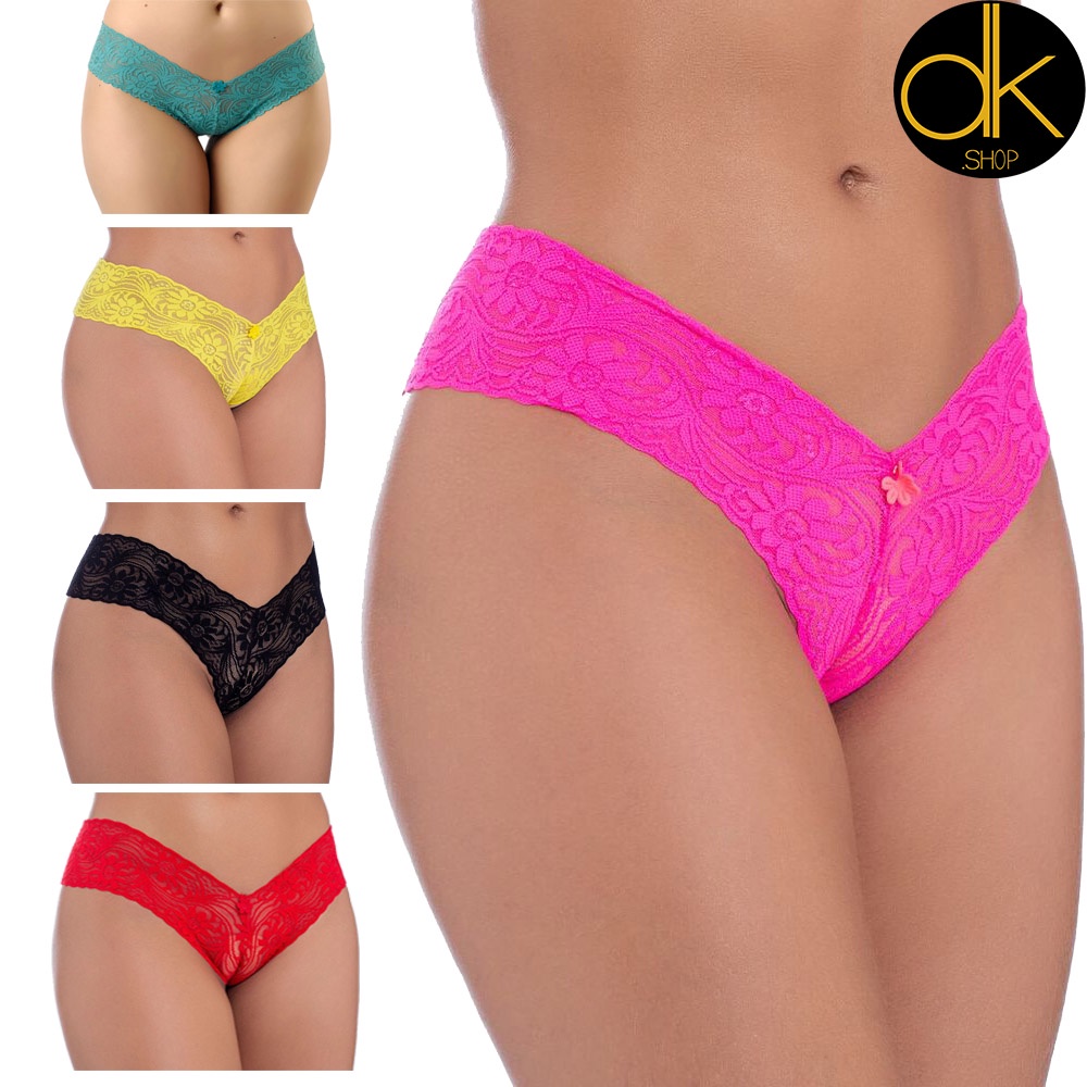 Calcinha De LUXO Caleçon Calesson Renda Lingerie Feminina Calcinha Rendada Sex Shop Shopee