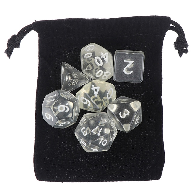 Conjunto Dados Rpg Transl Cidos C D D Gr Tis Bolsinha Shopee Brasil