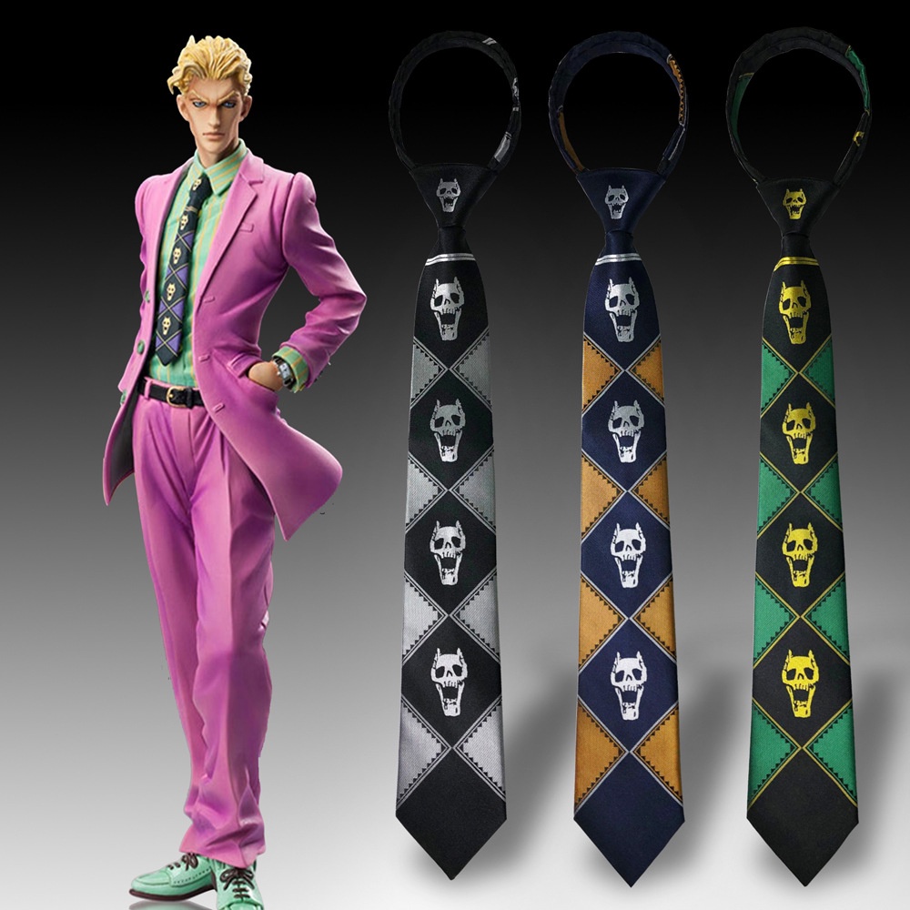 Jojo S Bizarre Adventure Kira Yoshikage Cr Nio Gravata Cosplay Trajes