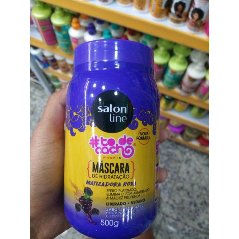 Máscara Matizadora Roxa Liberado Salon Line 500g Shopee Brasil