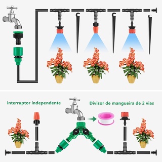 DIY Sistema De Irrigação Por Gotejamento Automático De Jardim Planta