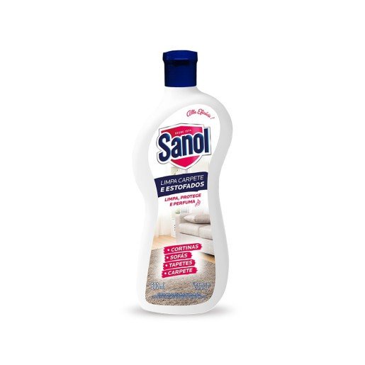 Limpa Carpetes E Estofados Sanol 500ml Shopee Brasil