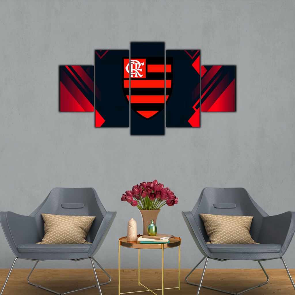 Quadro Mosaico Flamengo Shopee Brasil