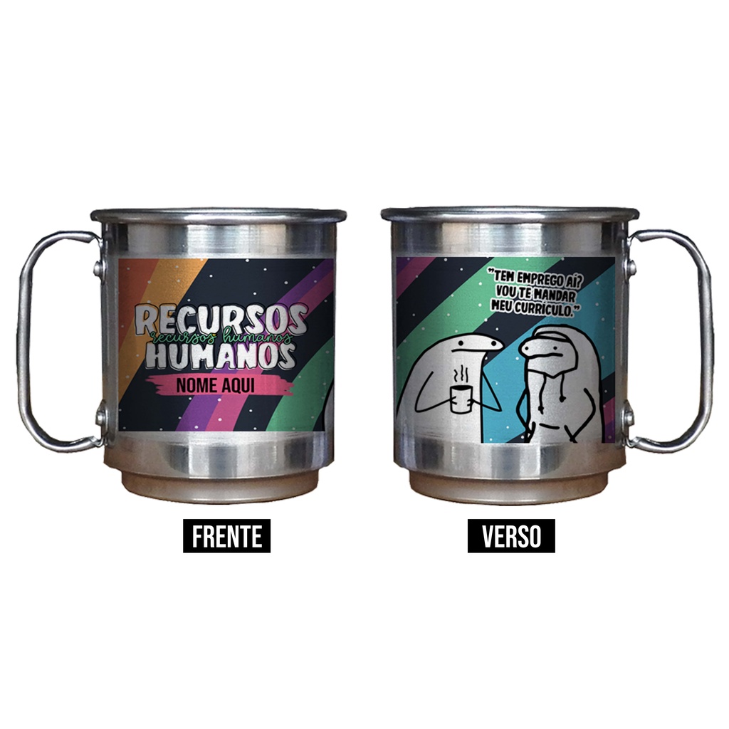 Caneca Aluminio Recursos Humanos Ml Nome Shopee Brasil