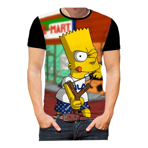 Camiseta Camisa Bart Simpsons Homer Lisa Desenhos Filmes Hd1 Shopee