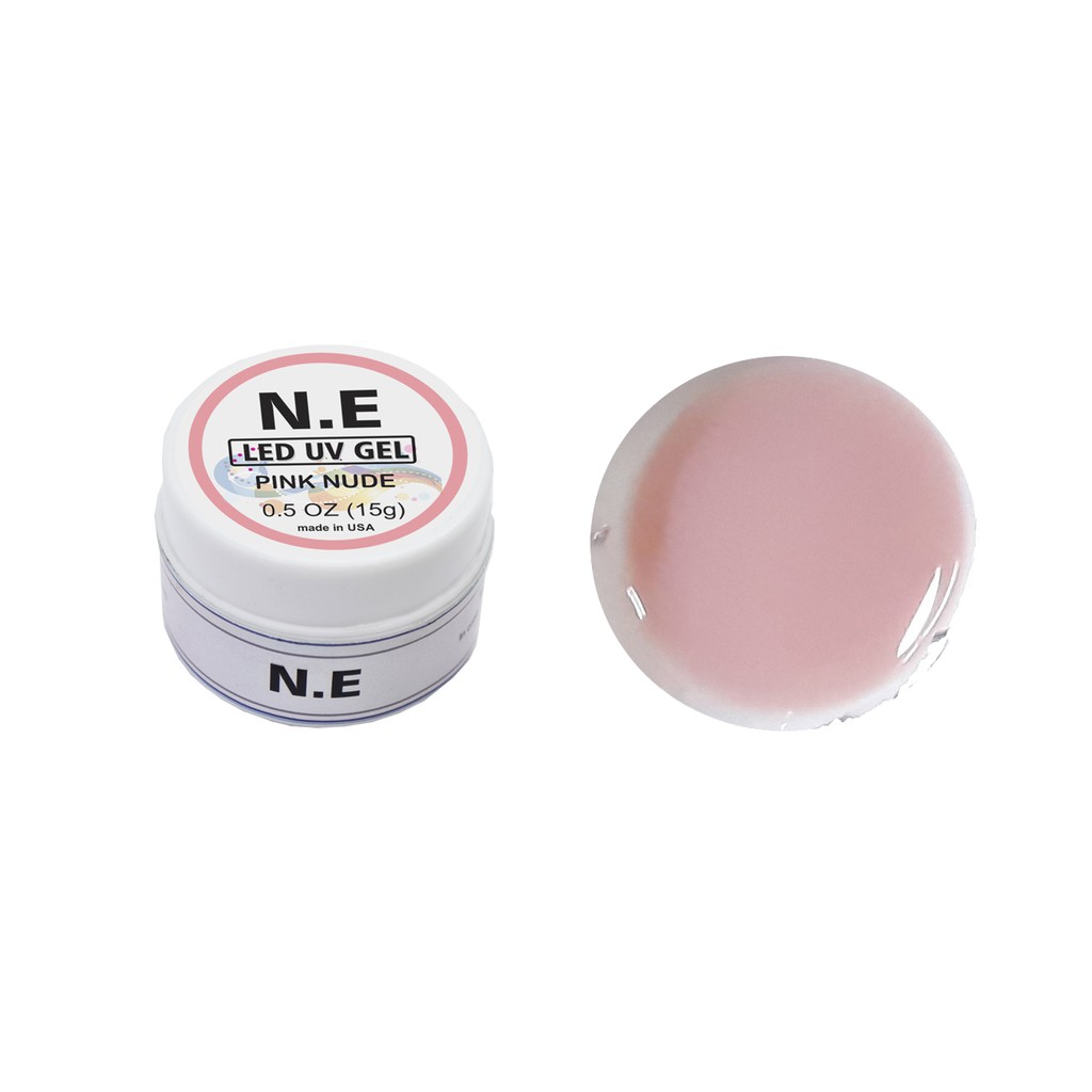 Gel Uv Ne Acrygel Fibra Construtor Unhas Alongamento G Pink Nude