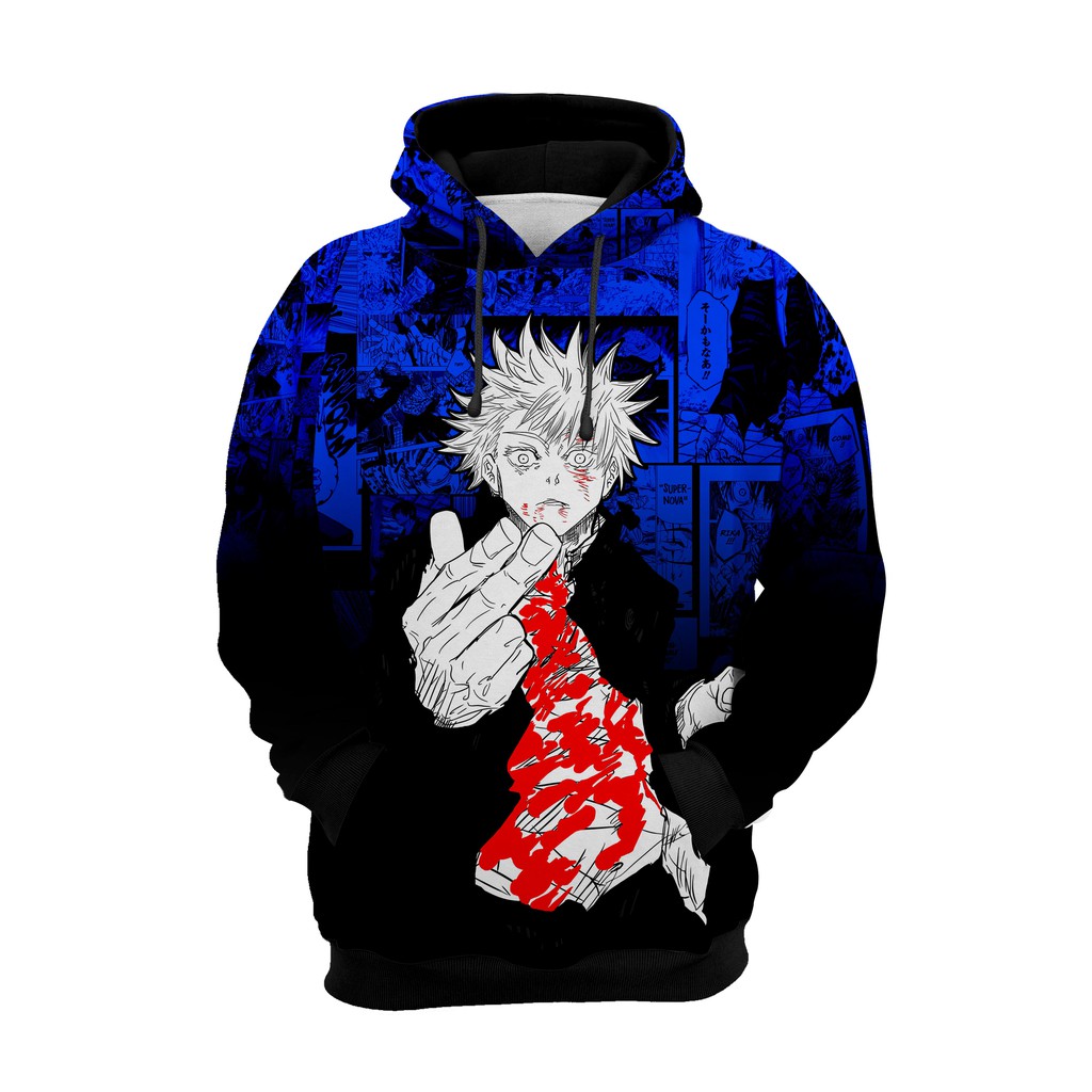 Blusa Moletom Jujutsu Kaisen Satoru Gojo Full Ref Shopee Brasil