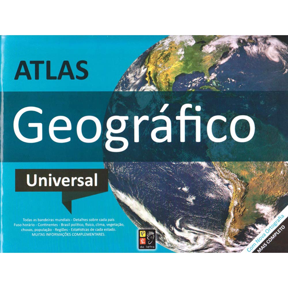 Livro Atlas Geografico Universal Shopee Brasil