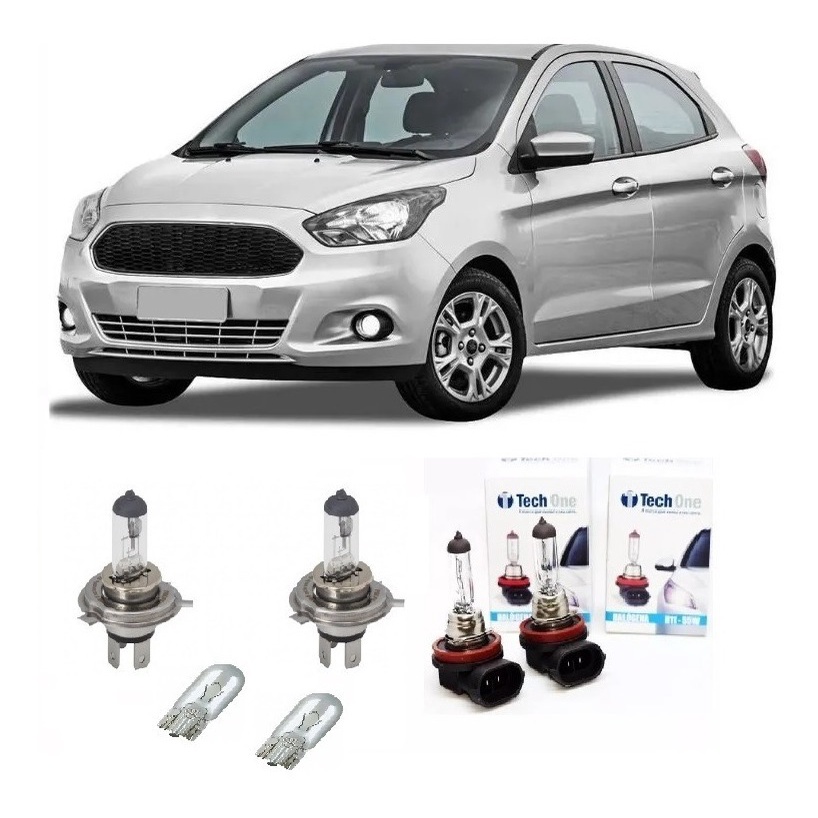 Kit Lampadas Tipo Original Ford Ka 2014 A 2021 Farol E Milha Shopee