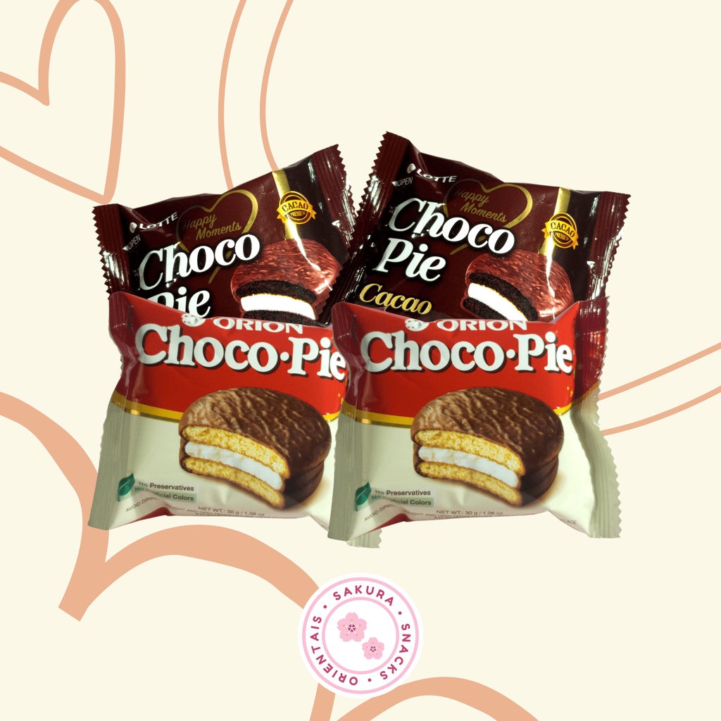 Alfajor Choco Pie Lotte Orion 30g Kit 3unidades Shopee Brasil