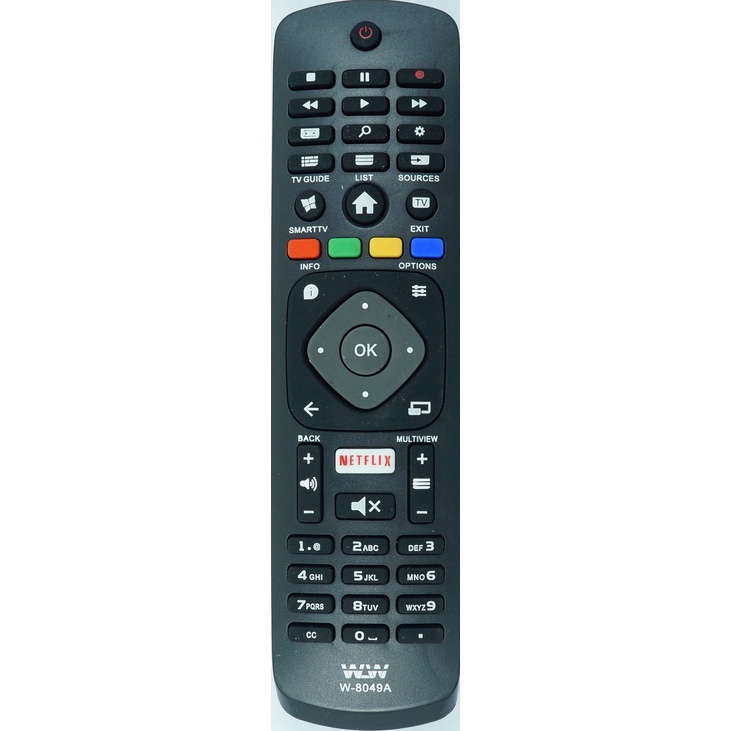 Controle Philips Smart Tv Led Tecla Netflix Phg Shopee Brasil