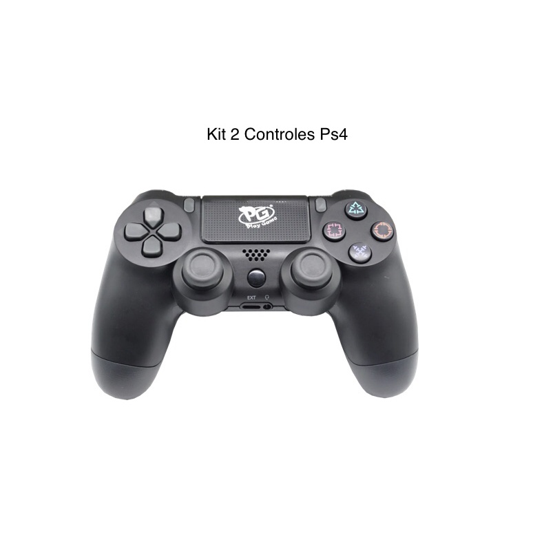 Controle Joystick Manete Ps4 Sem Fio PlayStation 4 Kit 2 Unidades